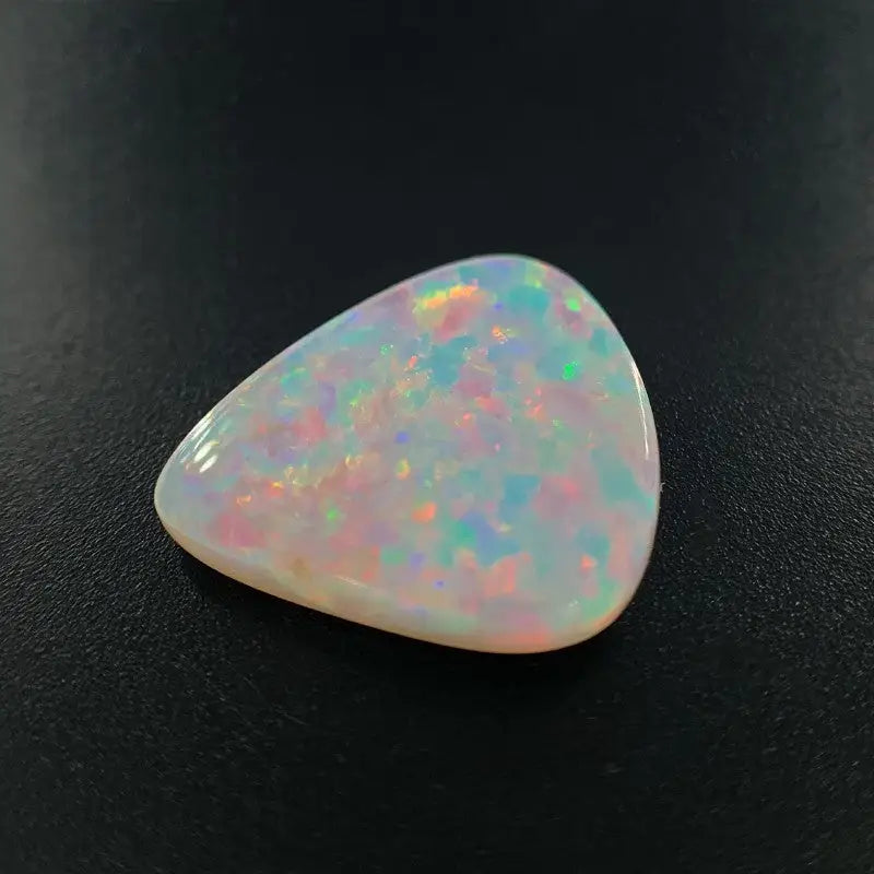 Opal Solid FreeForm Triangle Pink Blue Green Colours