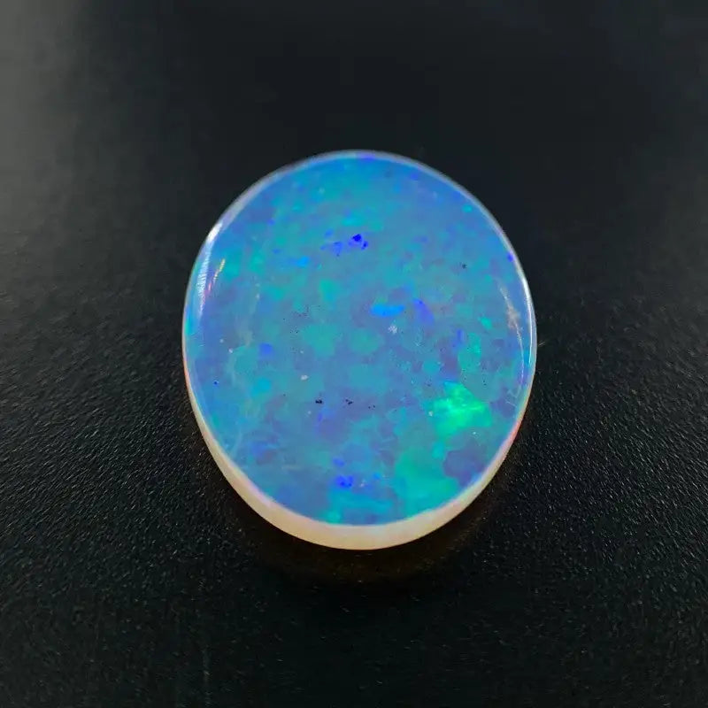 Opal Solid Oval Blue Green Colours SEASPRAY VALUATIONS &