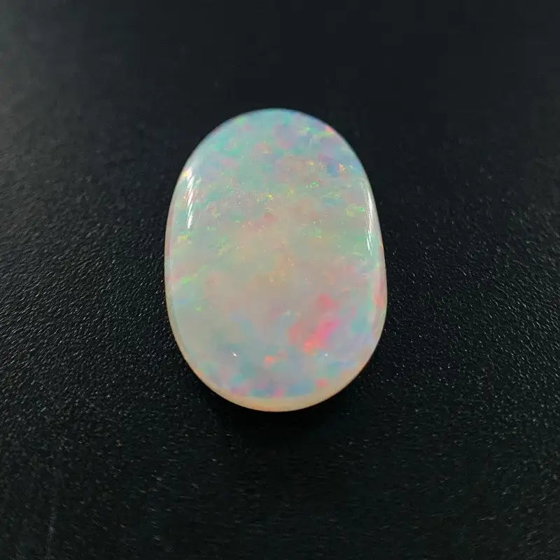 Opal Solid Oval Pink Blue Colours