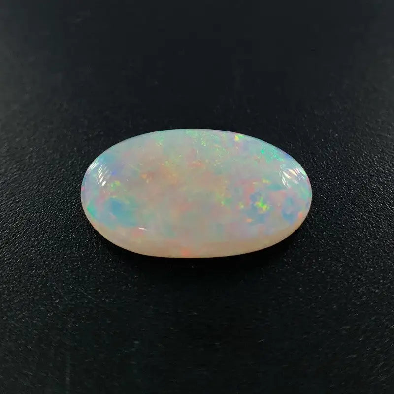Opal Solid Oval Pink Blue Colours