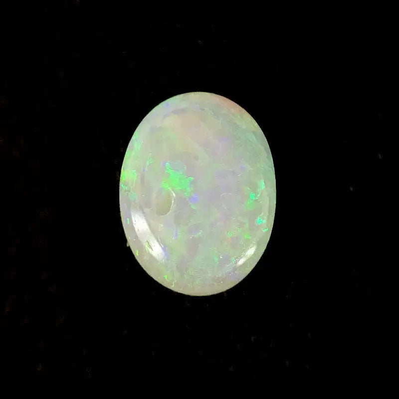Oval 8.25mm x 6.4mm Australian Solid Light Crystal Opal