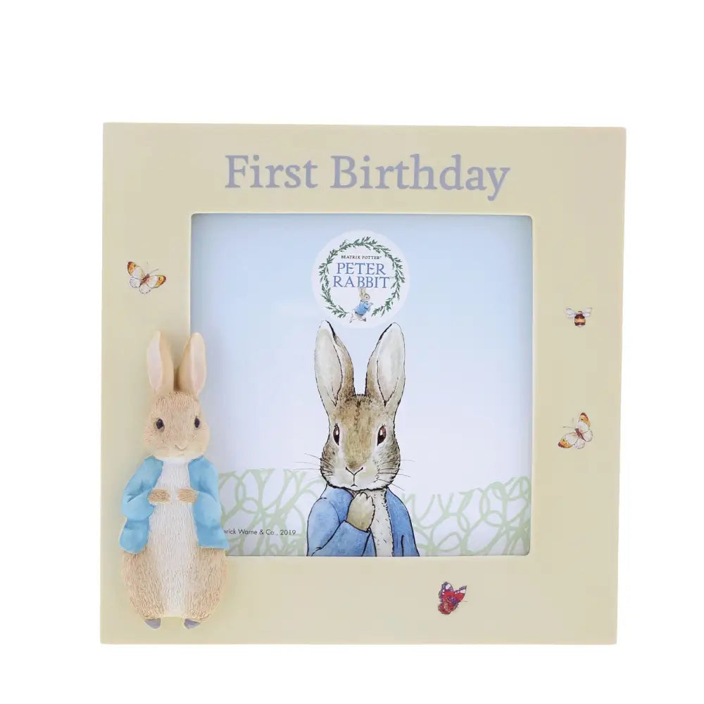 Peter Rabbit 10cm 1st Birthday Frame 