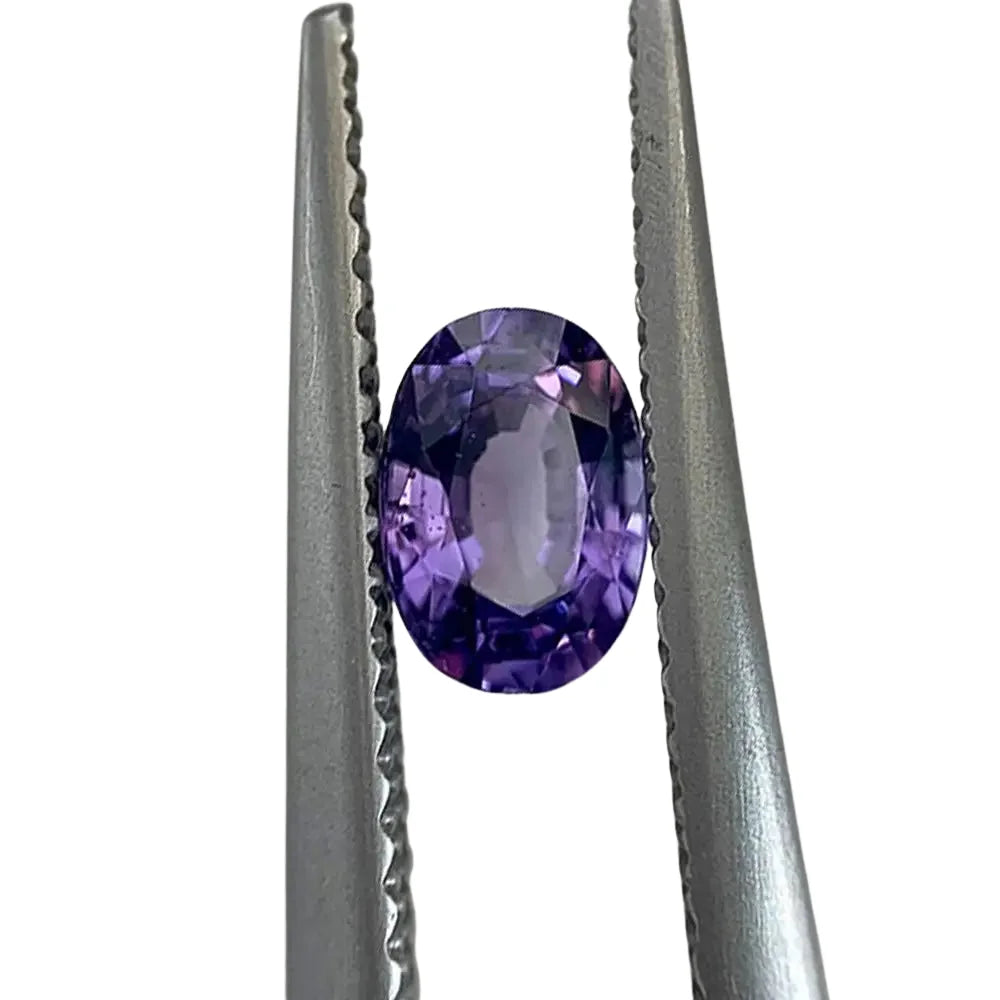 Purple Sapphire Oval 5.8x4mm 0.56ct SEASPRAY VALUATIONS &