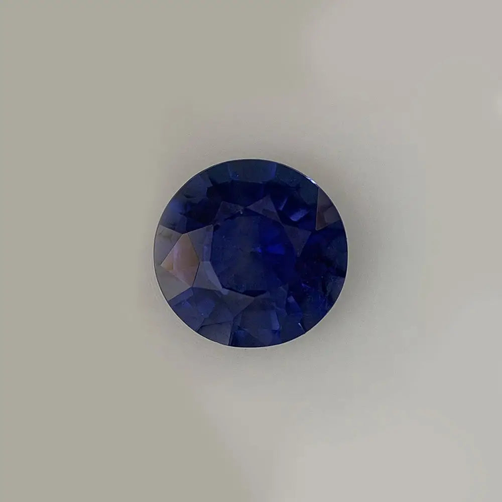 Sapphire Round 5x3.1mm 0.56ct Light Blue