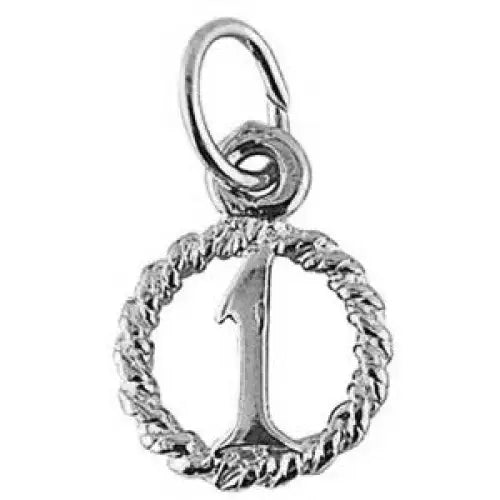 Sterling Silver 1 in Circle Charm SEASPRAY VALUATIONS & FINE
