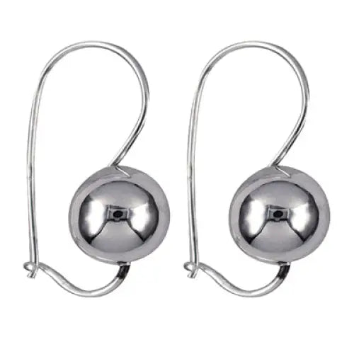 Sterling Silver 10mm Euro Ball Earrings SEASPRAY VALUATIONS