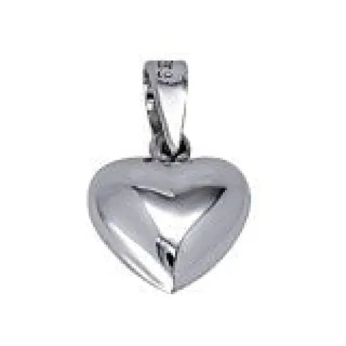Sterling Silver 12mm Puff Heart Pendant SEASPRAY VALUATIONS