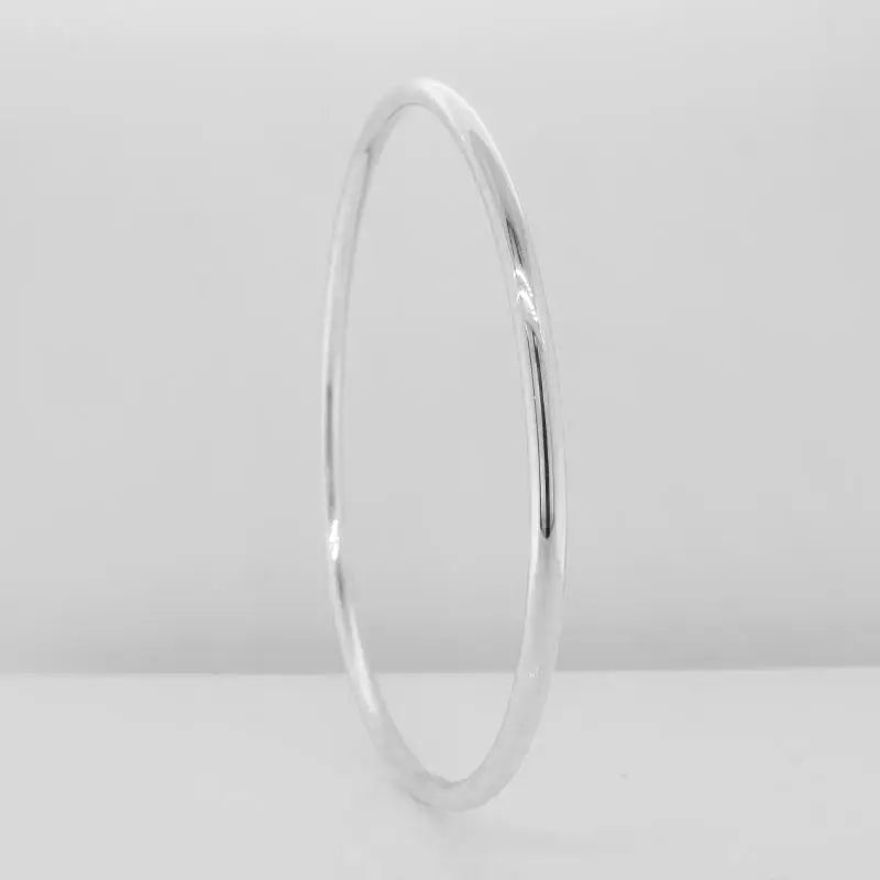 Sterling Silver 3mm x 60mm Solid Golf Bangle