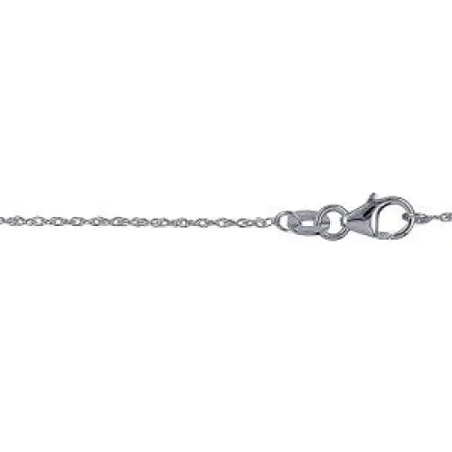 Sterling Silver 40cm Double Cable Chain with Extender