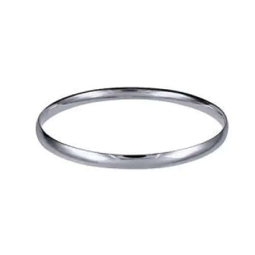 Sterling Silver 5.5mm Solid Comfort Fit Bangle SEASPRAY