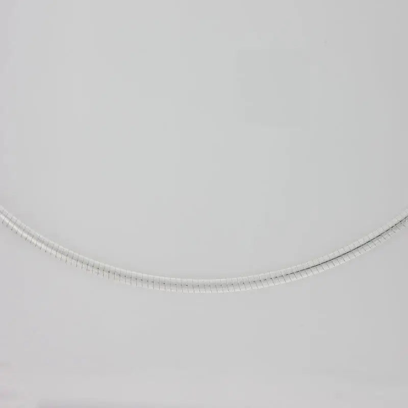 Sterling Silver 50cm 3mm Italian Omega Necklet