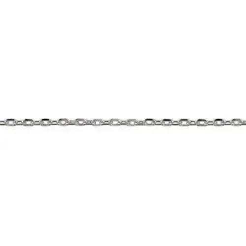 Sterling Silver Diamond Cut Cable Chain - 55cm