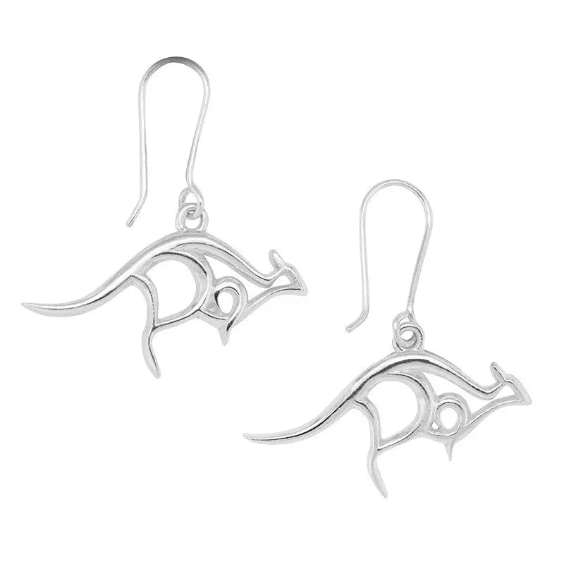 Sterling Silver Kangaroo Earrings SEASPRAY VALUATIONS & FINE