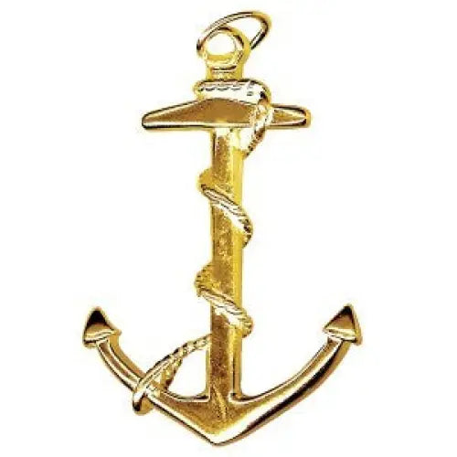 Sterling Silver Large Anchor Pendant