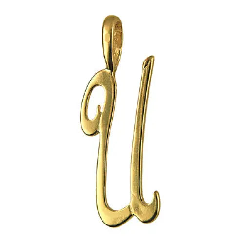 Sterling Silver Script Initial - Q