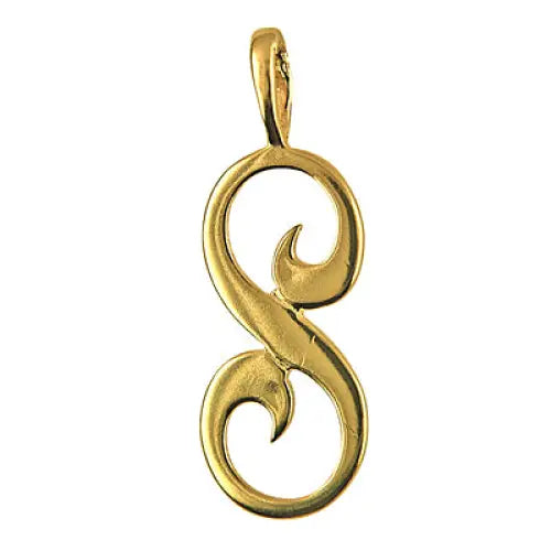 Sterling Silver Script Initial - Q