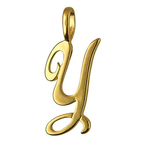 Sterling Silver Script Initial - Q