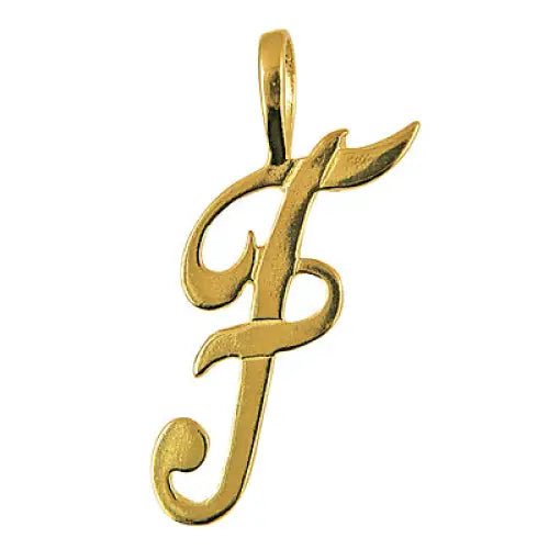 Sterling Silver Script Initial - Q