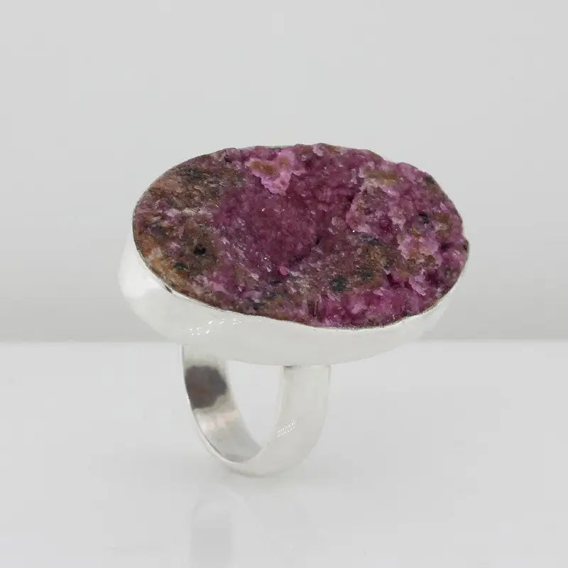 Sterling Silver Signature Cobalt Calcite Ring