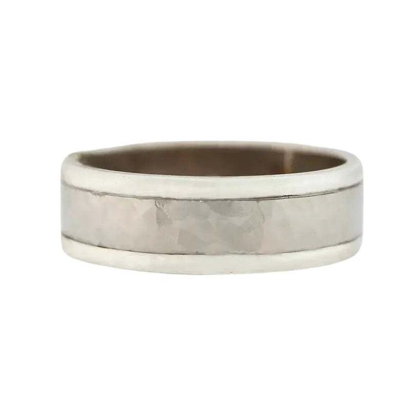 Sterling Silver Titanium Ring W SEASPRAY VALUATIONS & FINE