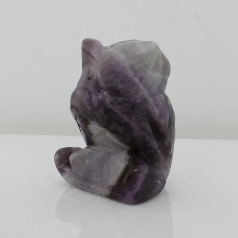 Stone Carved Amethyst  Figures