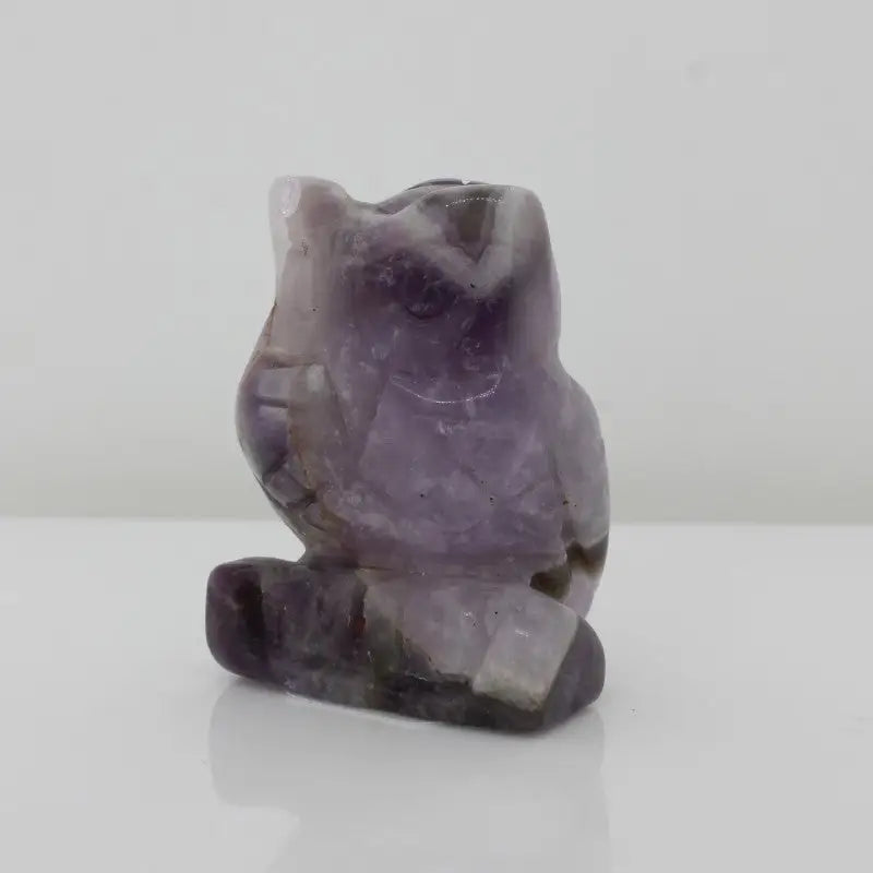 Stone Carved Amethyst  Figures
