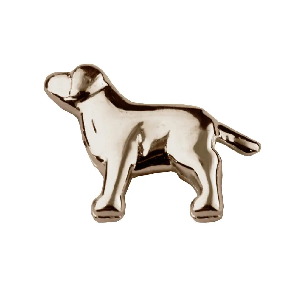 Stow 9 Carat Rose Gold Dog 'Trusted' Charm