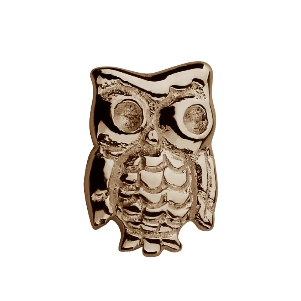 Stow 9 Carat Rose Gold Owl ’Wise One’ Charm SEASPRAY