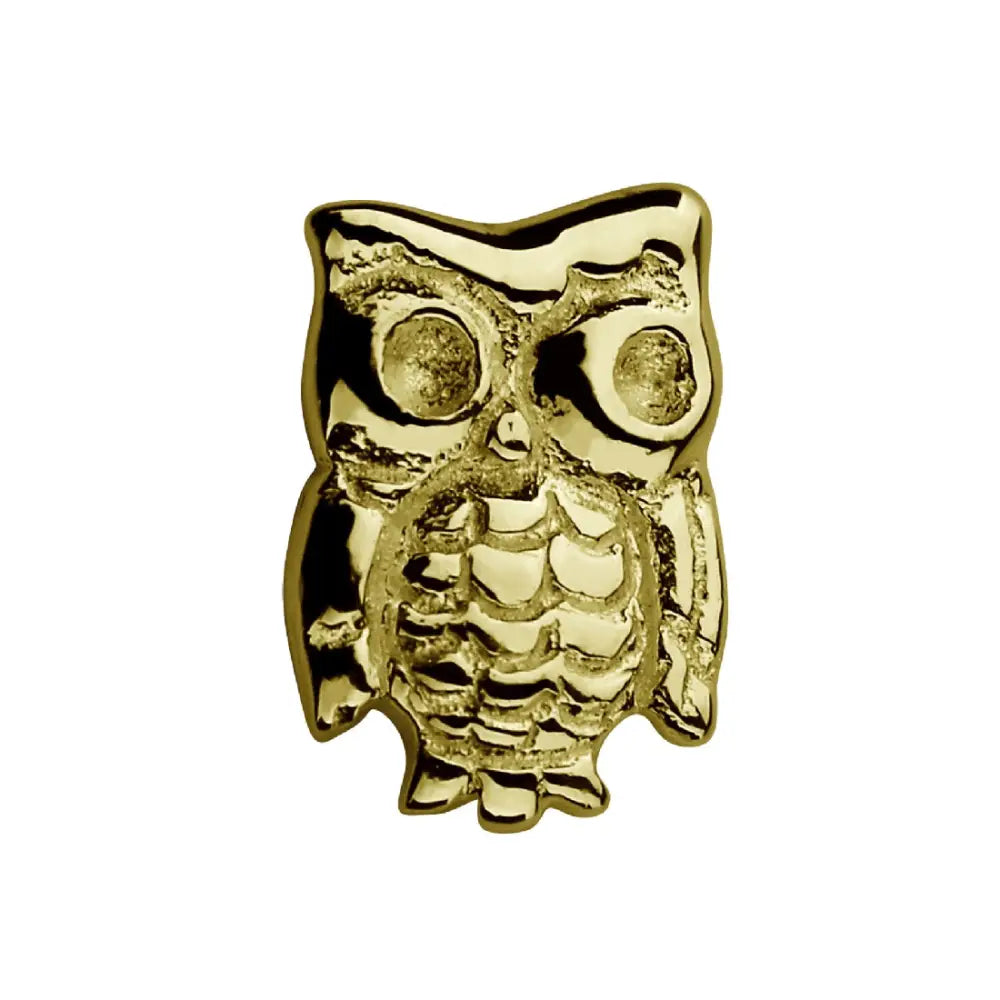 Stow 9 Carat Yellow Gold Owl ’Wise One’ Charm SEASPRAY