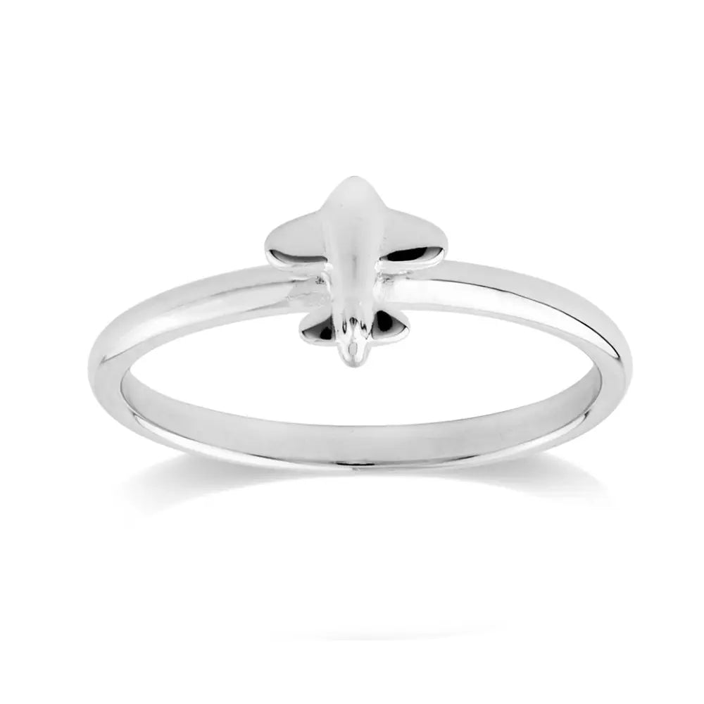 Stow Sterling Silver Aeroplane Ring 2