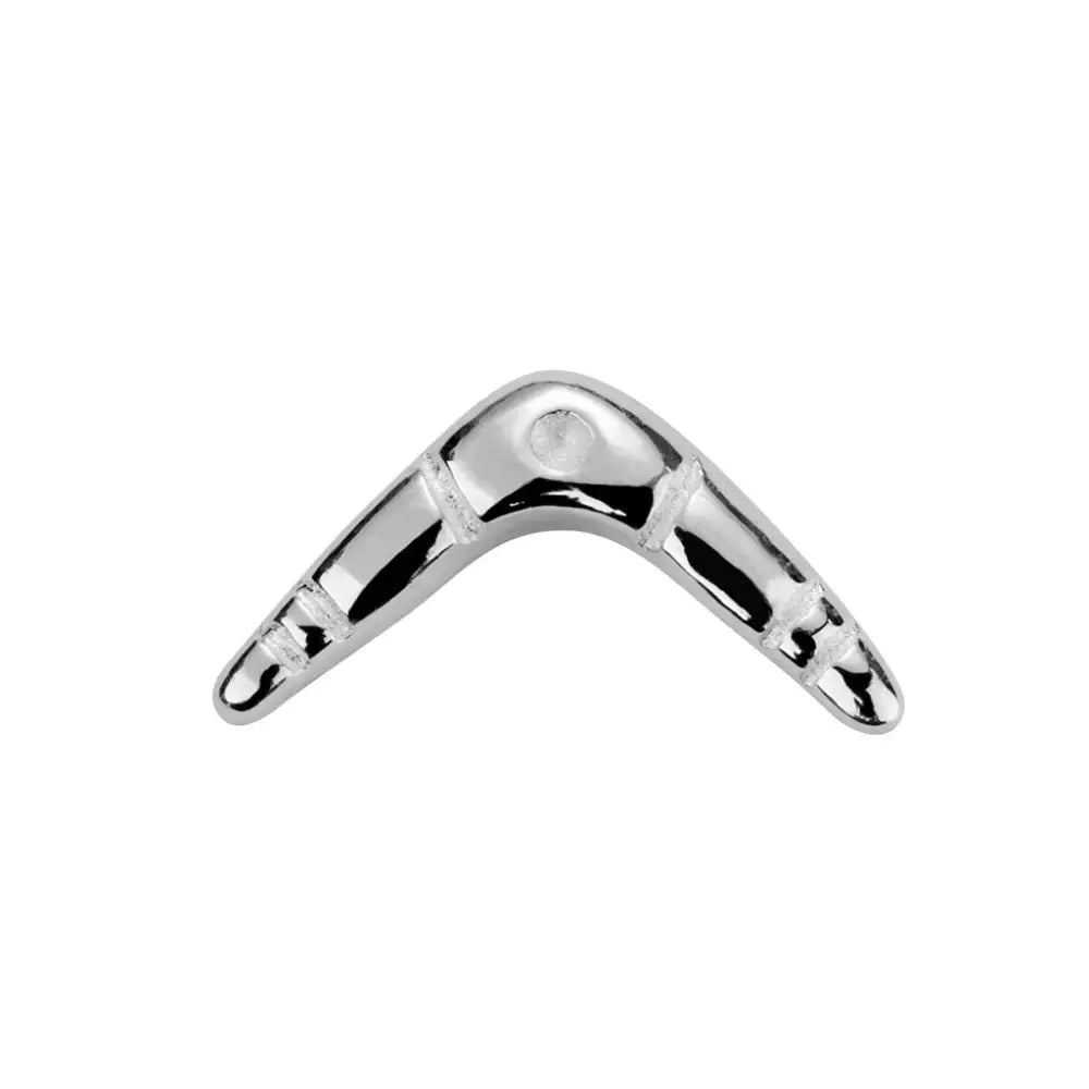 Stow Sterling Silver Boomerang Charm SEASPRAY VALUATIONS &