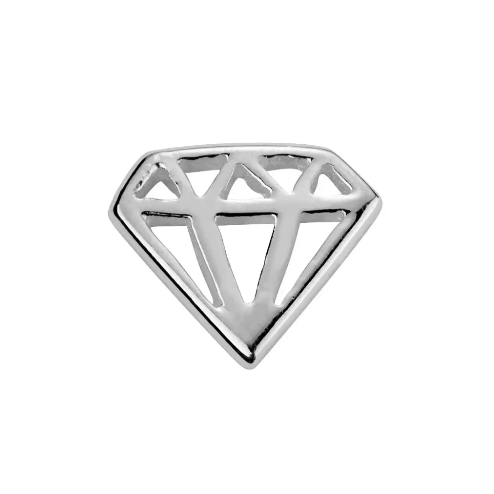 Stow Sterling Silver Diamond Charm SEASPRAY VALUATIONS &