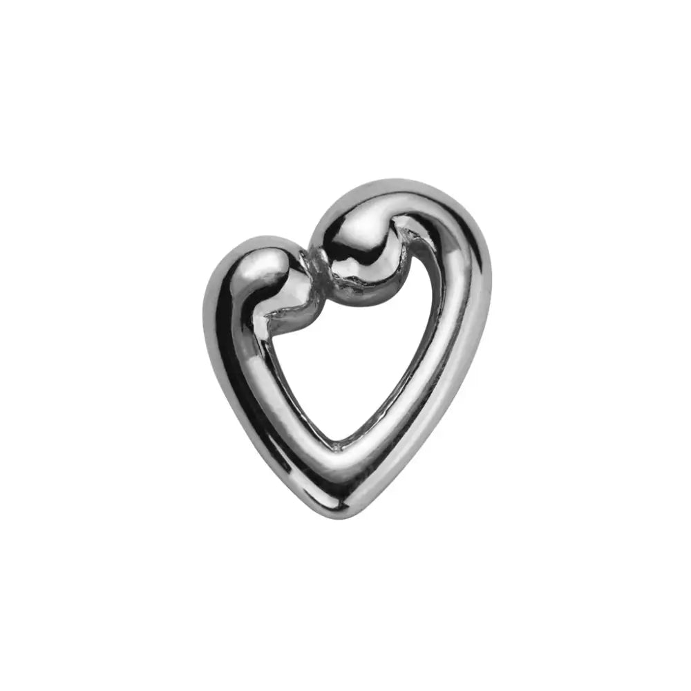 Stow Sterling Silver Koru Heart Charm SEASPRAY VALUATIONS &
