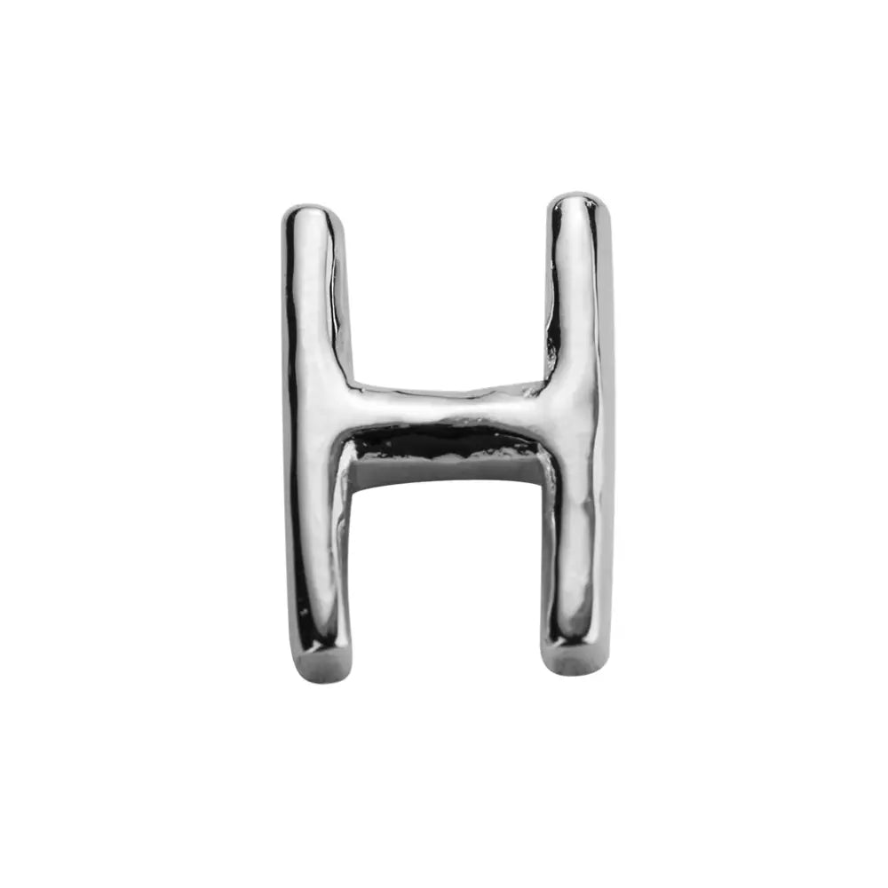 Stow Sterling Silver Letter H Charm SEASPRAY VALUATIONS &