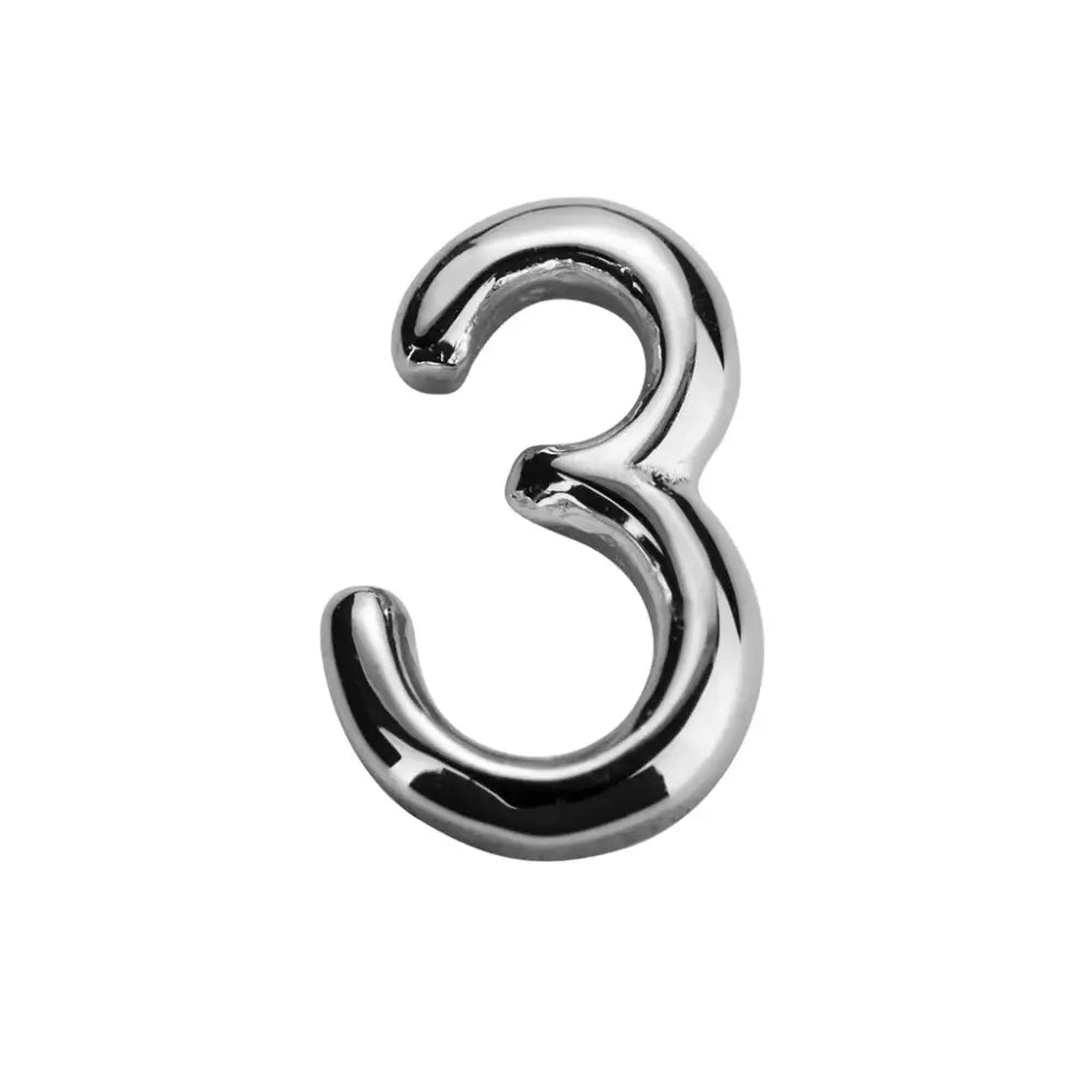 Stow Sterling Silver Number 3 Charm SEASPRAY VALUATIONS &