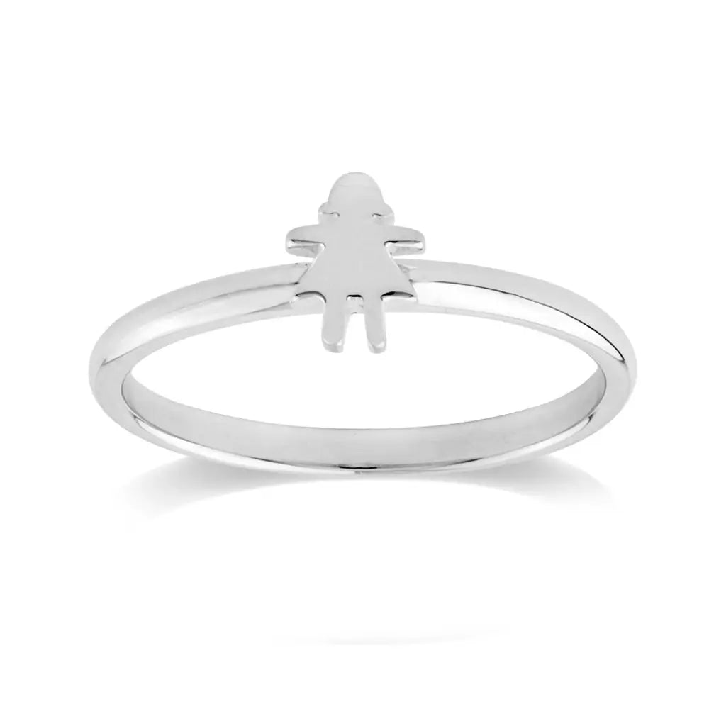 Stow Sterling Silver Stowaway Girl Ring