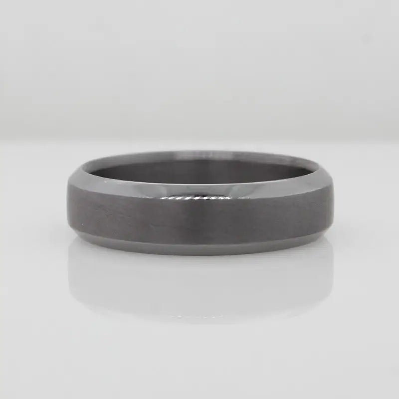 Tantalum Brushed & Polished Edge Ring 5.8mm Wide
