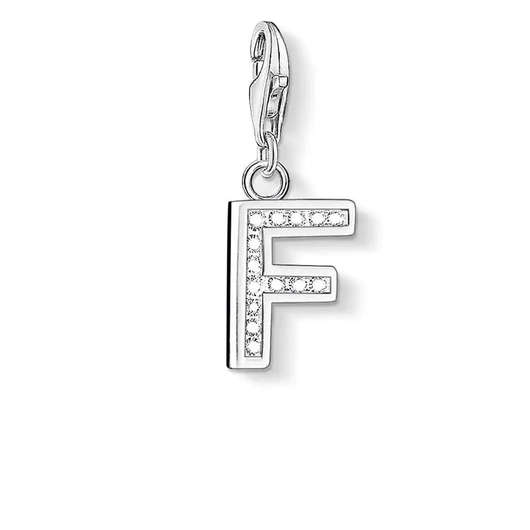 Thomas Sabo Charm Club Cubic Zirconia " F " 