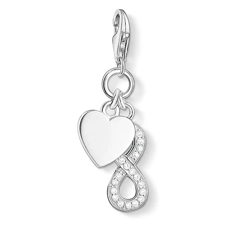 Thomas Sabo Charm Club Heart and Eternity Charm