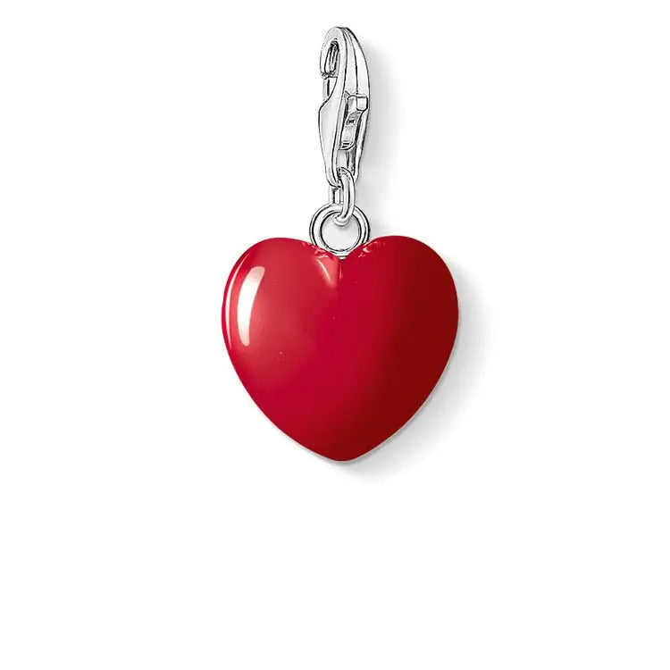 Thomas Sabo Charm Club Heart Red Enamel CC016