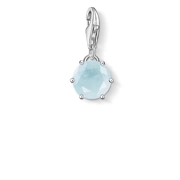 Thomas Sabo Charm Club March Milky Aqua Quartz Charm