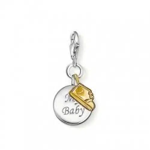 Thomas Sabo Charm Club " My Baby" Gold Plated Baby Boot 