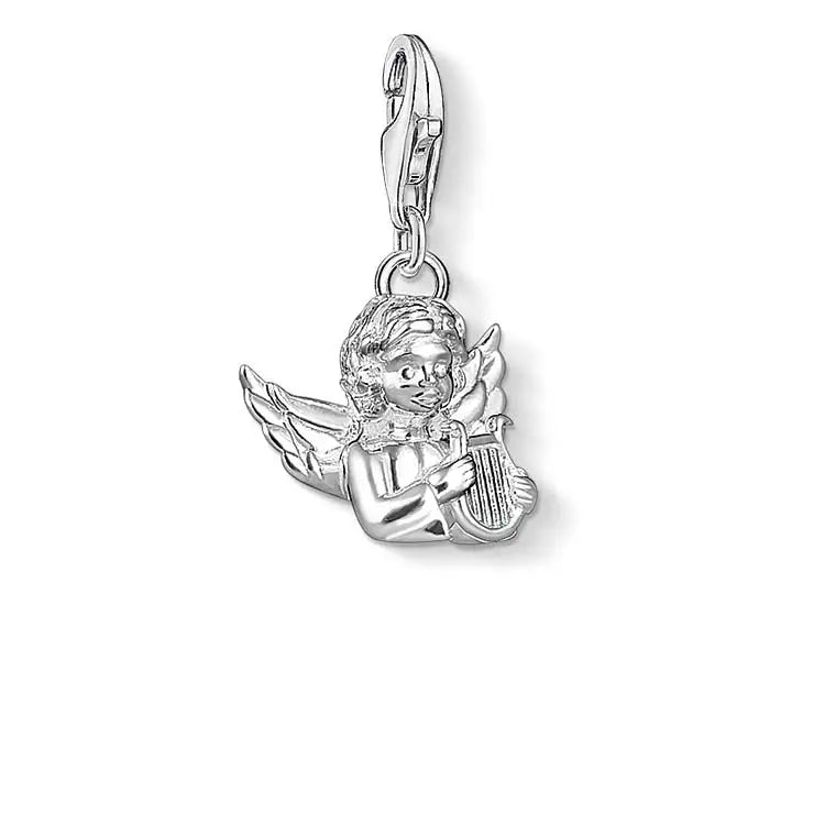 Thomas Sabo Charm Club Sterling Silver Angel with Lyre