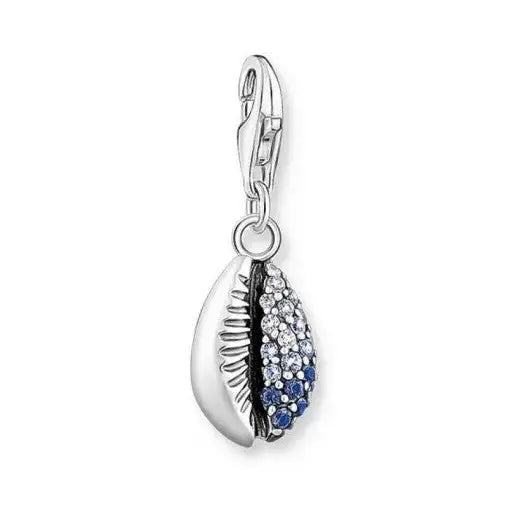 Thomas Sabo Charm Club Sterling Silver Blue Spinel Cowry Shell Charm CC1894