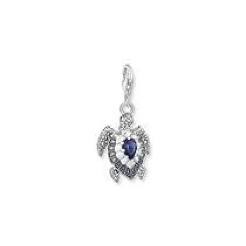 Thomas Sabo Charm Club Sterling Silver Blue Spinel Turtle CC1897