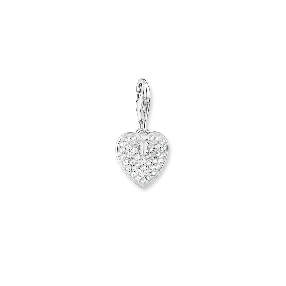 Thomas Sabo Charm Club Sterling Silver Cubic Zirconia Sweet Love Heart CC1863