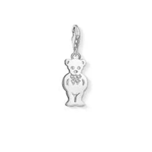 Thomas Sabo Charm Club Sterling Silver Diamond Teddy 