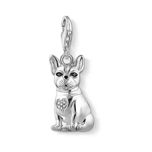 Thomas Sabo Charm Club Sterling Silver French Bulldog Charm CC1726