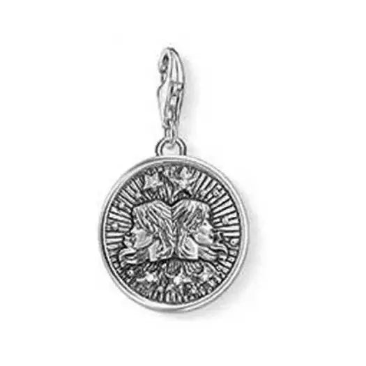 Thomas Sabo Charm Club Sterling Silver Gemini Zodiac Charm CC1642