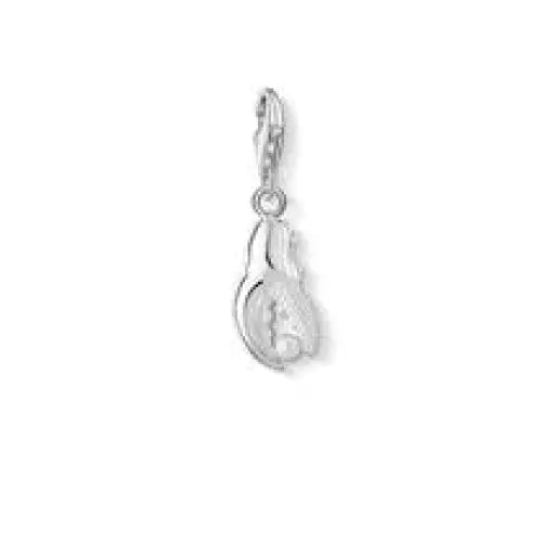 Thomas Sabo Charm Club Sterling Silver Lobster Claw & Pearl 